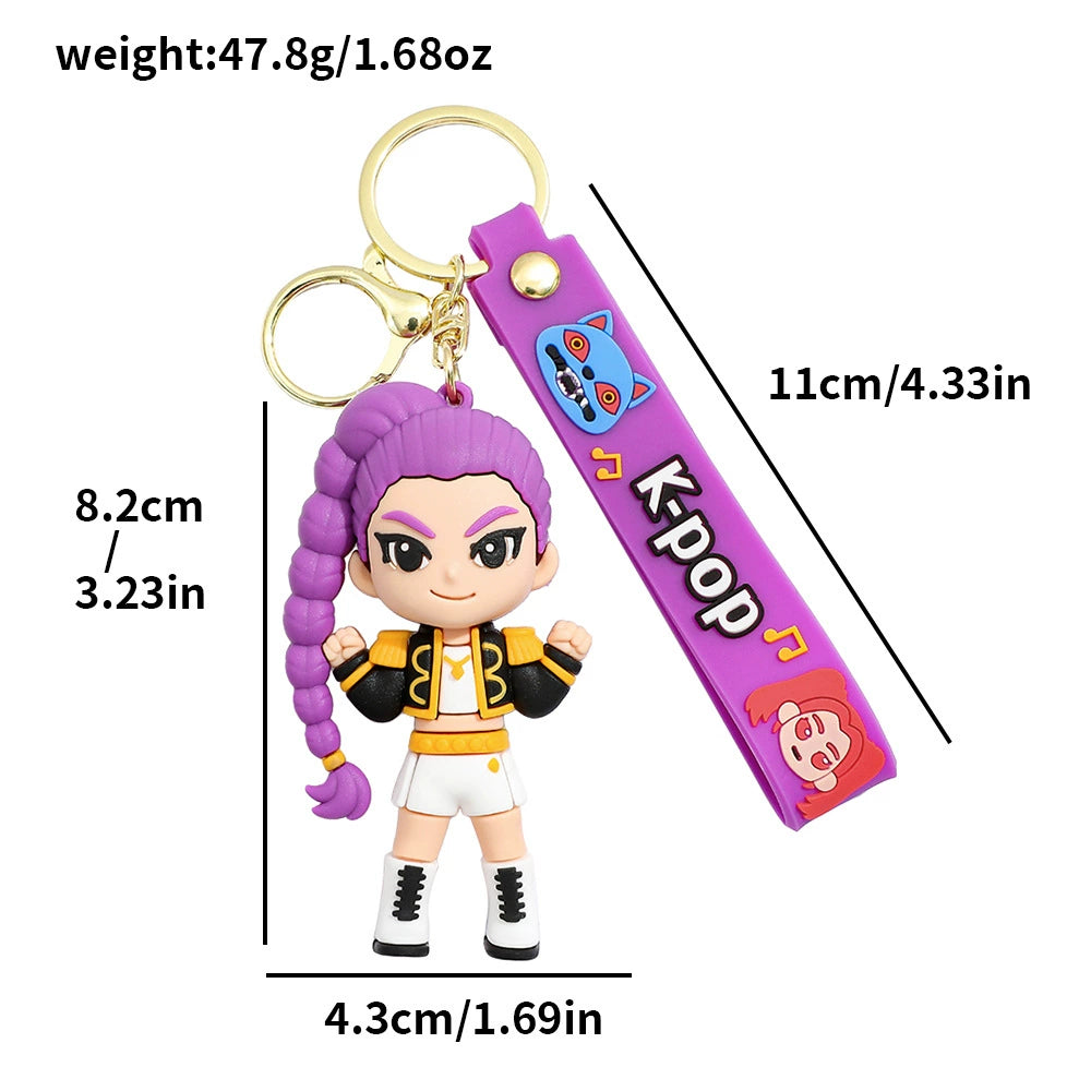 PVC Kpop Keychain