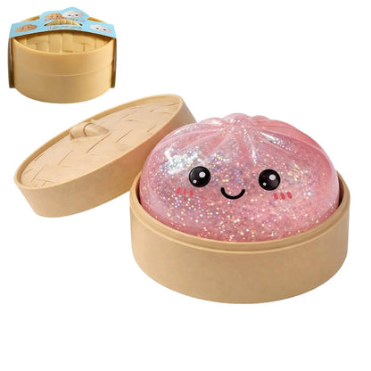 GLITTER STEAMED BUN TOY