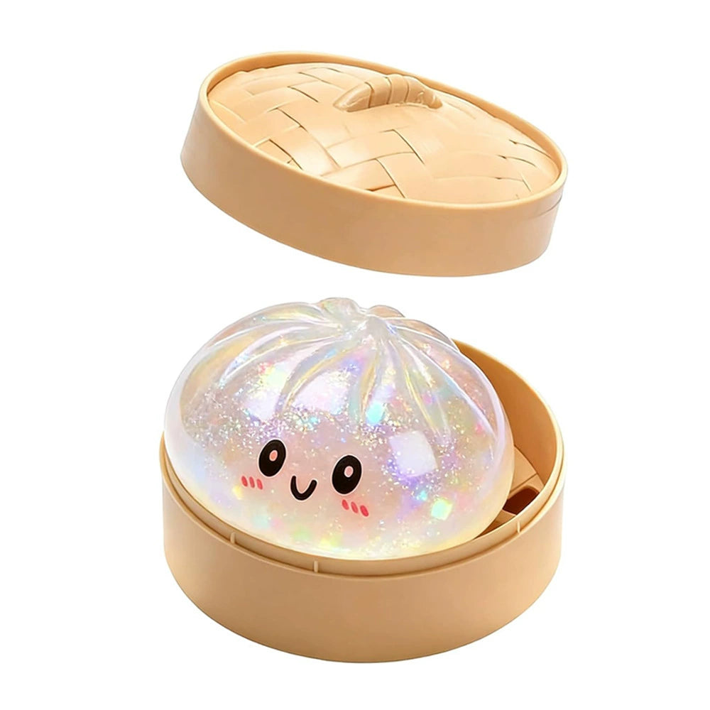 GLITTER STEAMED BUN TOY