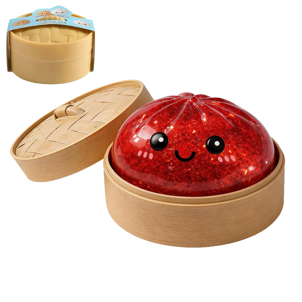 GLITTER STEAMED BUN TOY