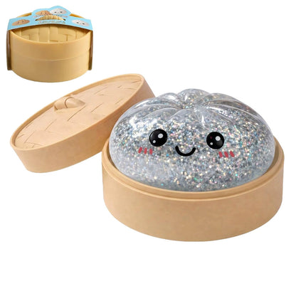 GLITTER STEAMED BUN TOY