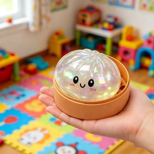 GLITTER STEAMED BUN TOY